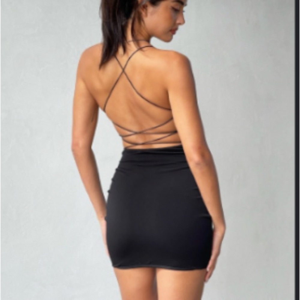 Tiger Mist Bentley Dress S strappy string back glam gorgeous hot sexy cool party